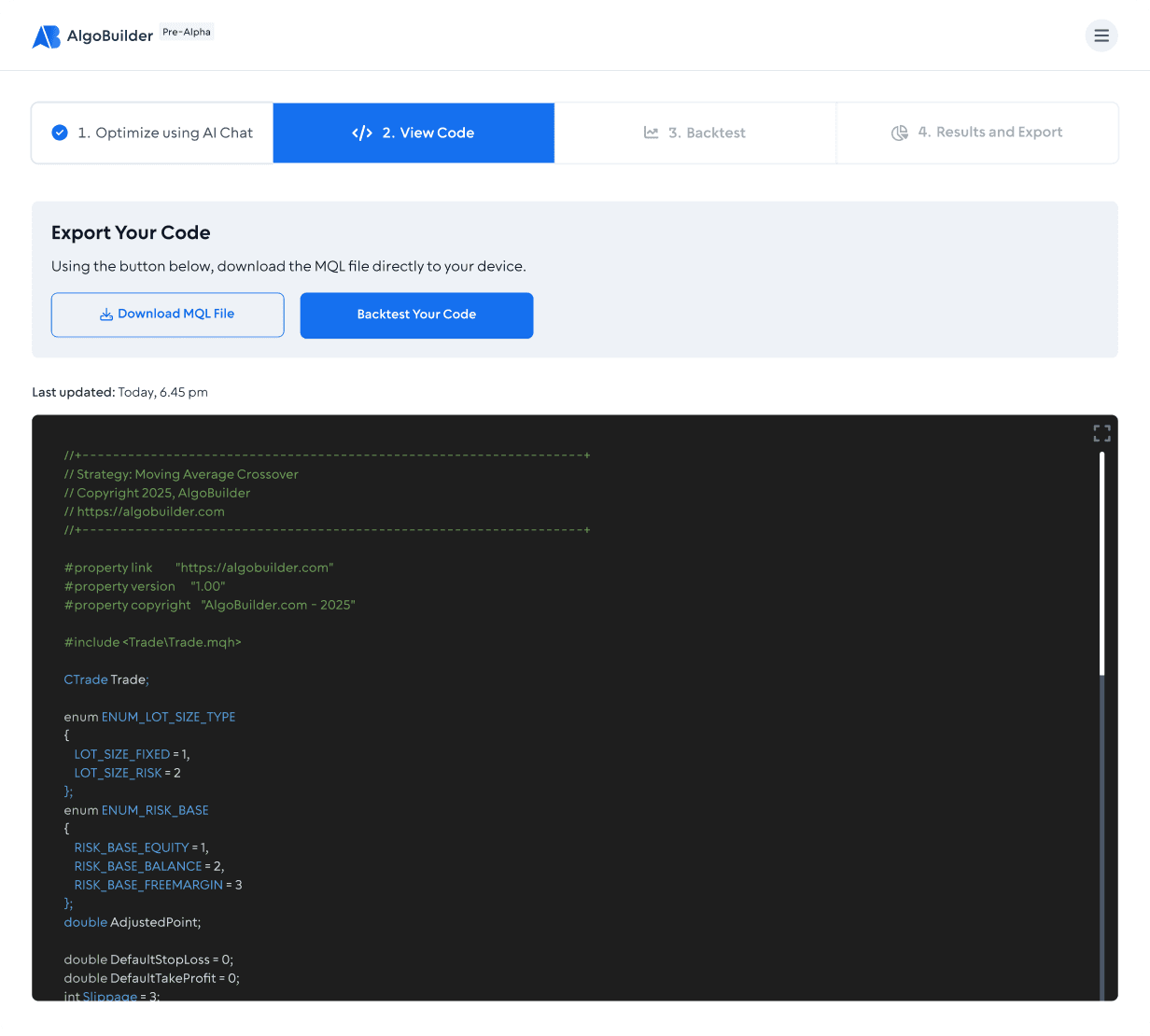 Get Your Code Instantly